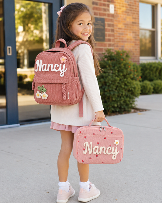 Personalized Kids Lunch Bag, Custom Name Insulated Lunch Bag, Back to School Student Lunch Bag