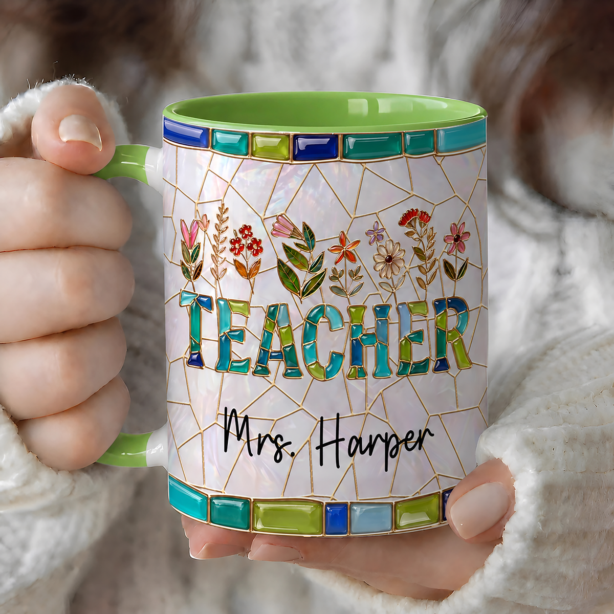 Personalized Teacher Mug, Custom Teacher Name Mug, Back to School Gift