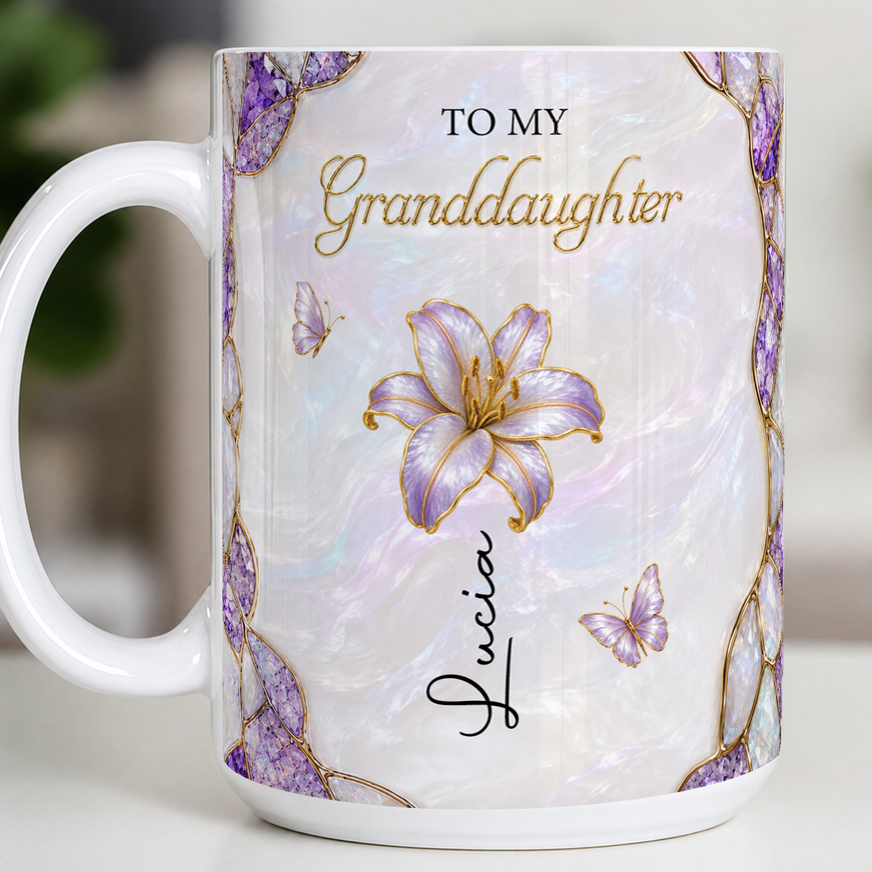 Personalized To My Granddaughter Mug – Meaningful Gift From Grandma