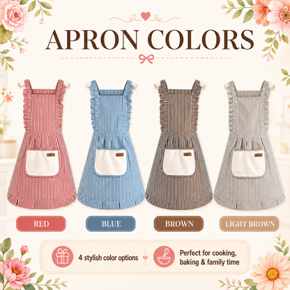 Personalized Grandma Apron, Custom Name Kitchen Apron, Grandparents Day Gift for Grandma