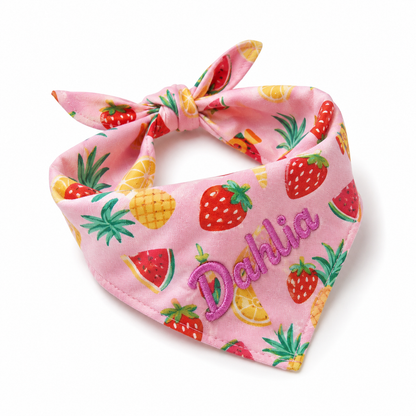 Personalized Pet Bandana, Custom Embroidered Dog Bandana, Cute Name Bandana for Dogs and Cats
