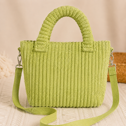 Personalized Kids Crossbody Bucket Bag With Name, Corduroy Student Bag, Back to School Gift