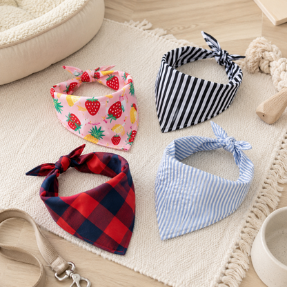 Personalized Pet Bandana, Custom Embroidered Dog Bandana, Cute Name Bandana for Dogs and Cats