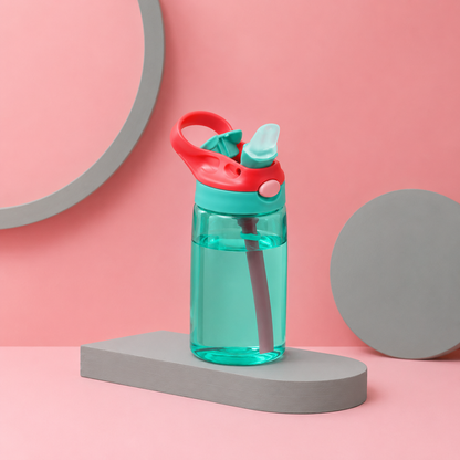 Personalized Kids Water Bottle, Custom Name School Bottle with Straw Lid, Back to School Gift for Students