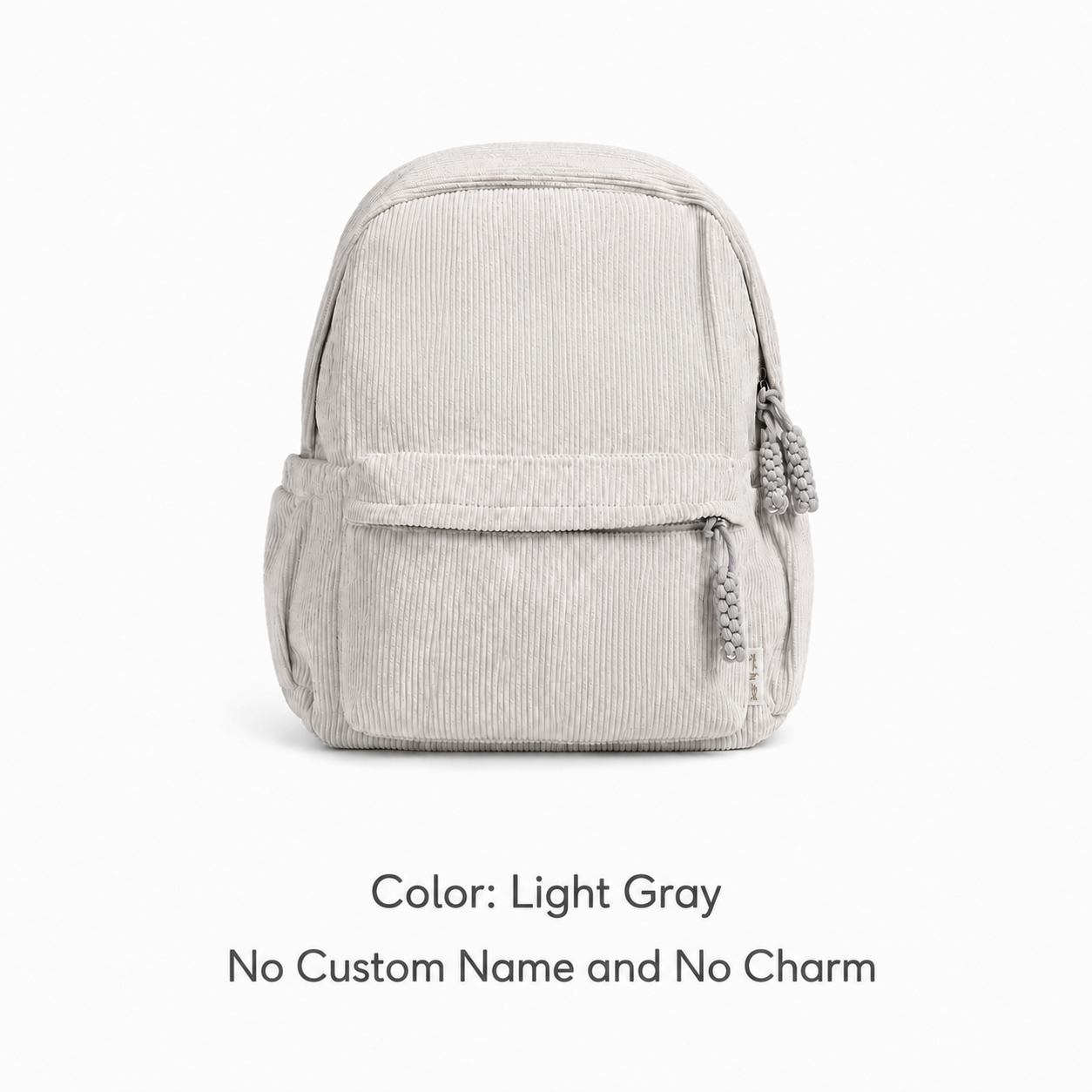 Personalized Kids Backpack, Custom Name School Bag with Letters and Charms, Back to School Gift