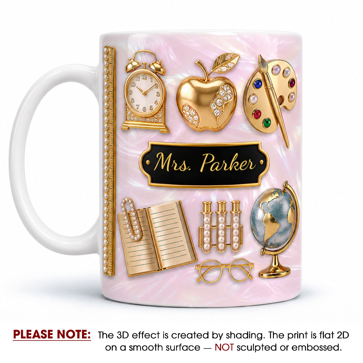 Personalized Teacher Name Mug, Custom Back to School Teacher Appreciation Gift