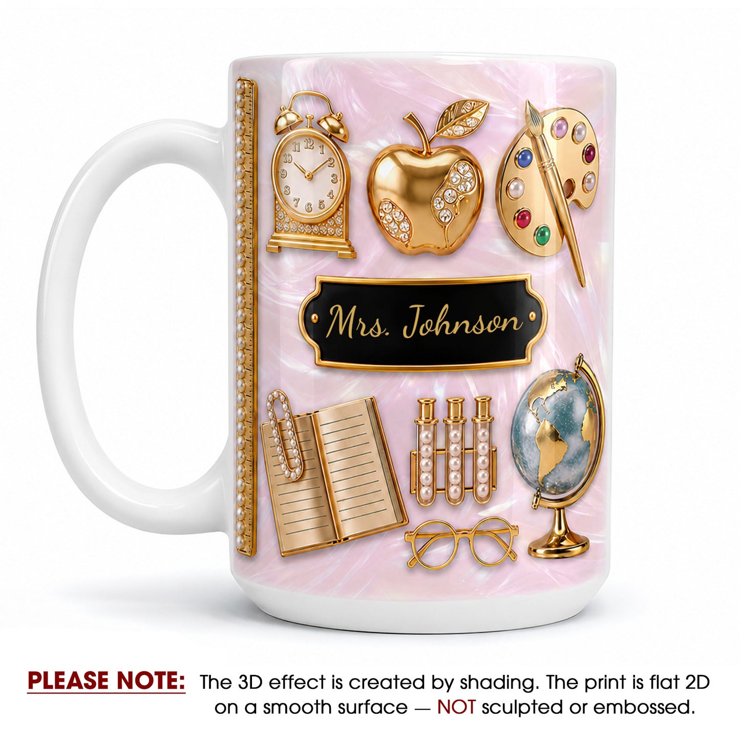 Personalized Teacher Name Mug, Custom Back to School Teacher Appreciation Gift