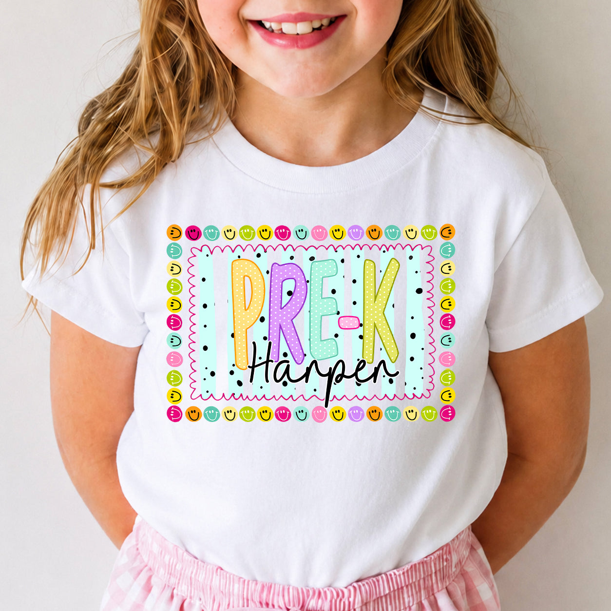 Personalized Kids Back to School Shirt, Custom Name and Grade Youth Tee