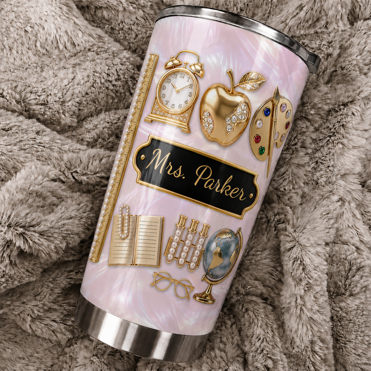 Personalized Teacher Tumbler, Custom Teacher Name Gift, Back to School
