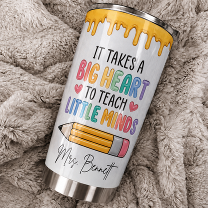 Personalized Teacher Tumbler, Custom Teacher Name 20 oz Tumbler, Back to School Gift