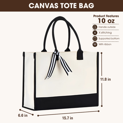 Personalized Teacher Tote Bag, Custom Teacher Name Canvas Tote, Back to School Gift