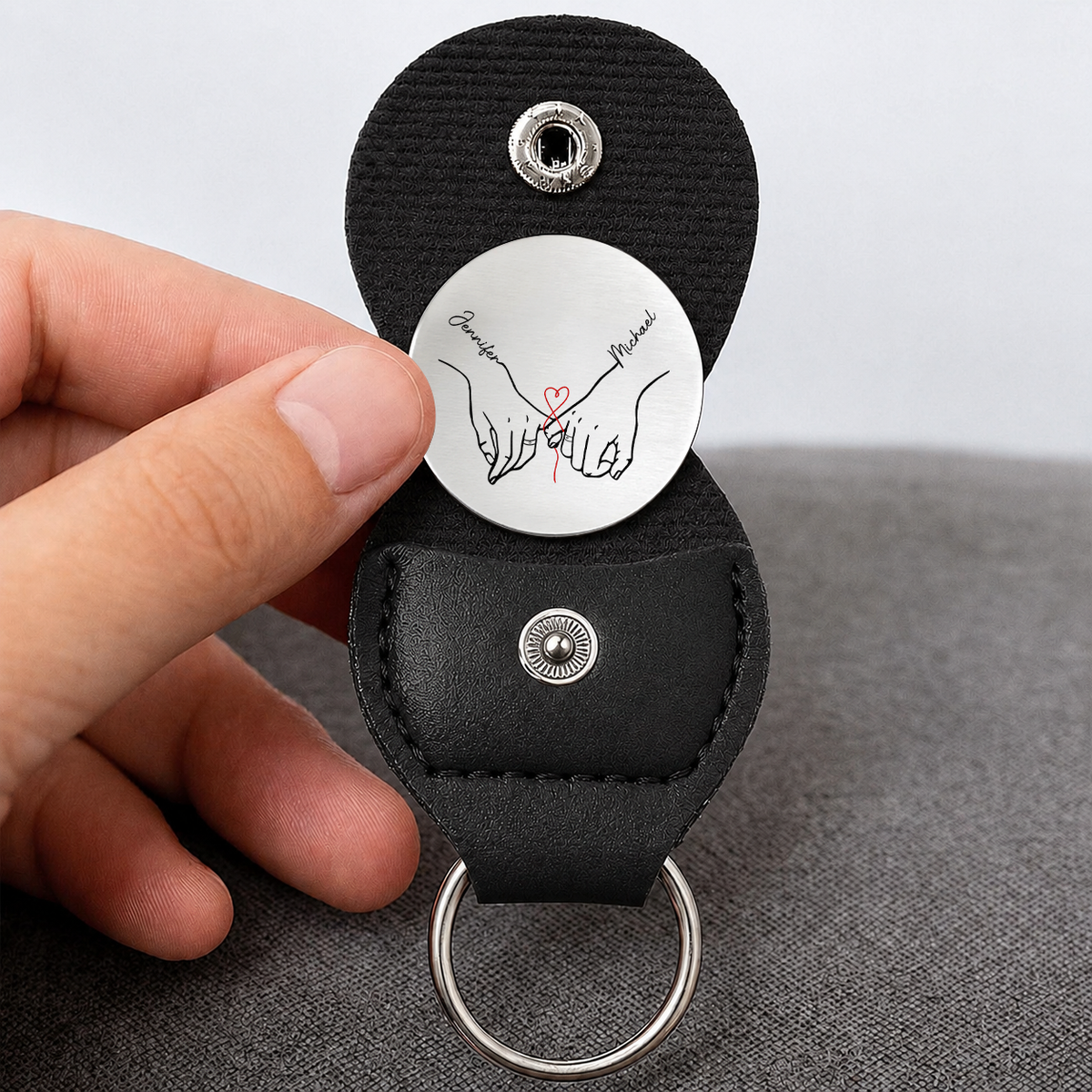 Personalized Couple Pocket Hug Coin – To My Wife Soulmate Best Friend I Always Will Custom Names Gift