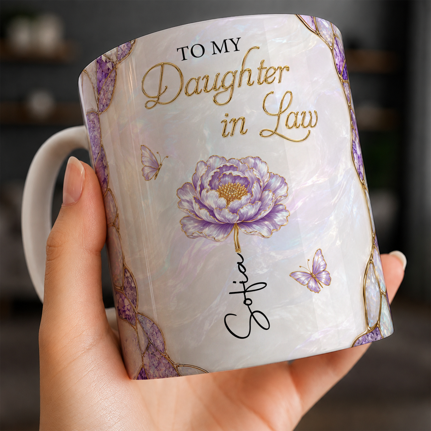 Personalized To My Daughter-in-Law Mug – Meaningful Gift From Mom