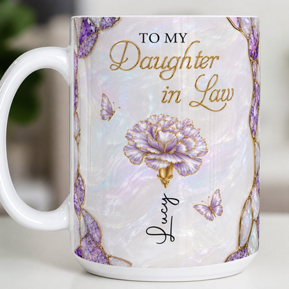 Personalized To My Daughter-in-Law Mug – Meaningful Gift From Mom