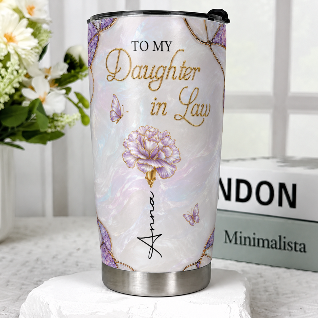 Personalized To My Daughter-in-Law 20oz Tumbler – Meaningful Gift From Mom