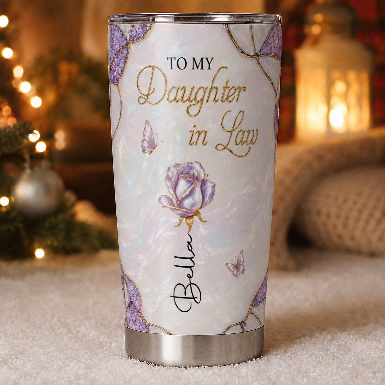 Personalized To My Daughter-in-Law 20oz Tumbler – Meaningful Gift From Mom