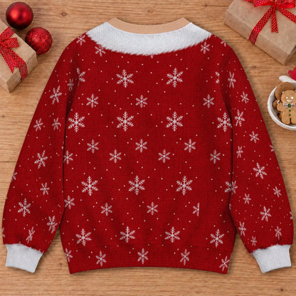 Mrs. Claus Lingerie Ugly Christmas Sweater – Funny 3D Illusion Santa Costume Sweatshirt for Men & Women