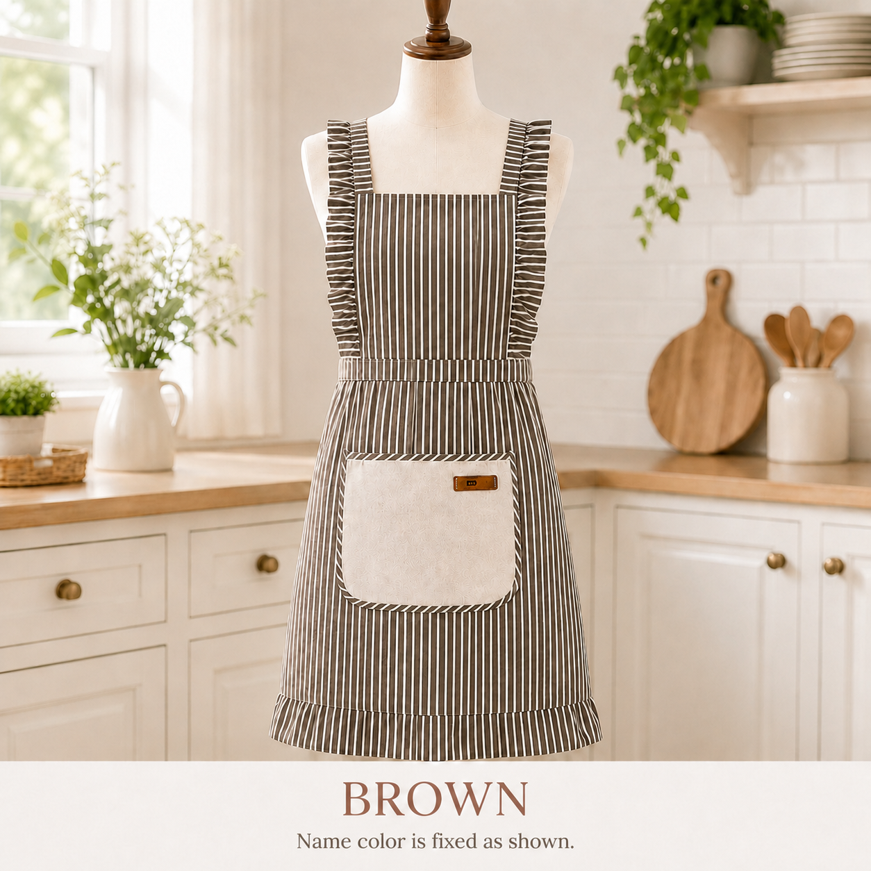 Personalized Grandma Apron, Custom Name Kitchen Apron, Grandparents Day Gift for Grandma