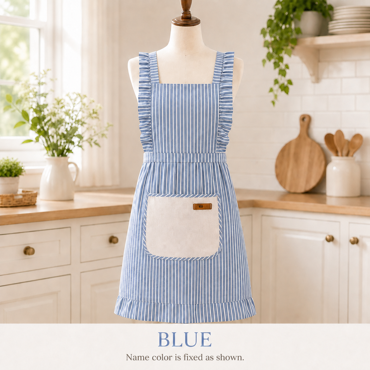 Personalized Grandma Apron, Custom Name Kitchen Apron, Grandparents Day Gift for Grandma