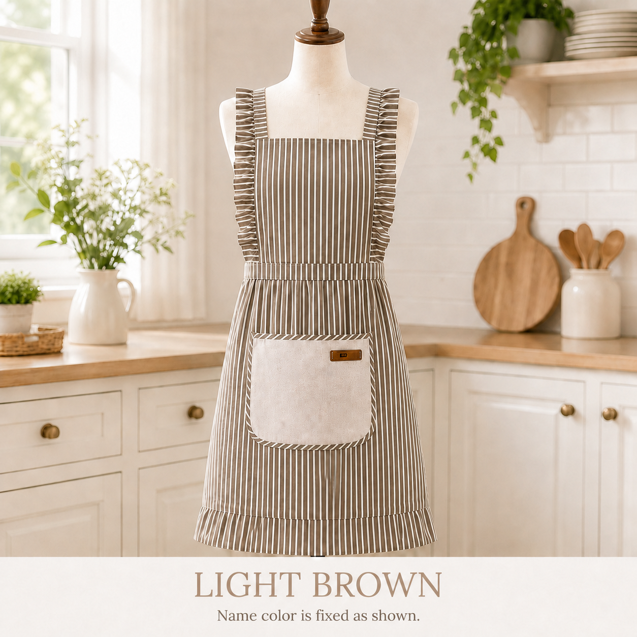 Personalized Grandma Apron, Custom Name Kitchen Apron, Grandparents Day Gift for Grandma